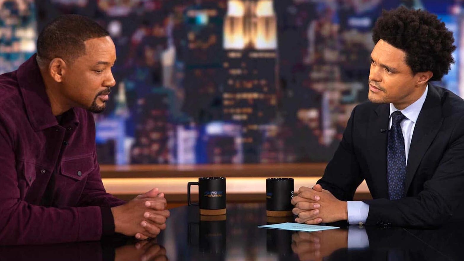 Will Smith Grew Teary-Eyed While Dissecting The Slap With On ‘The Daily Show’: ‘I’m A Flawed Human’ [Video]