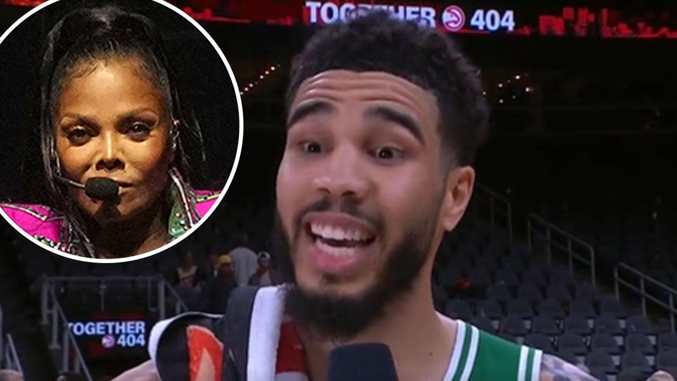 Jayson Tatum Used A Postgame Interview To Apologize To Janet Jackson After The Celtics Finally Beat The Hawks [Photos + Video]
