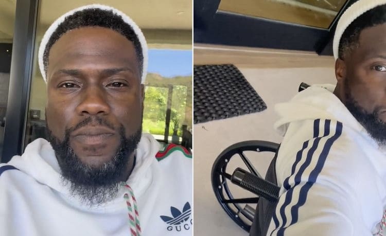 Kevin Hart Explains Why He Ended Up in a Wheelchair After a Friendly Foot Race With Former NFL Player [Video]