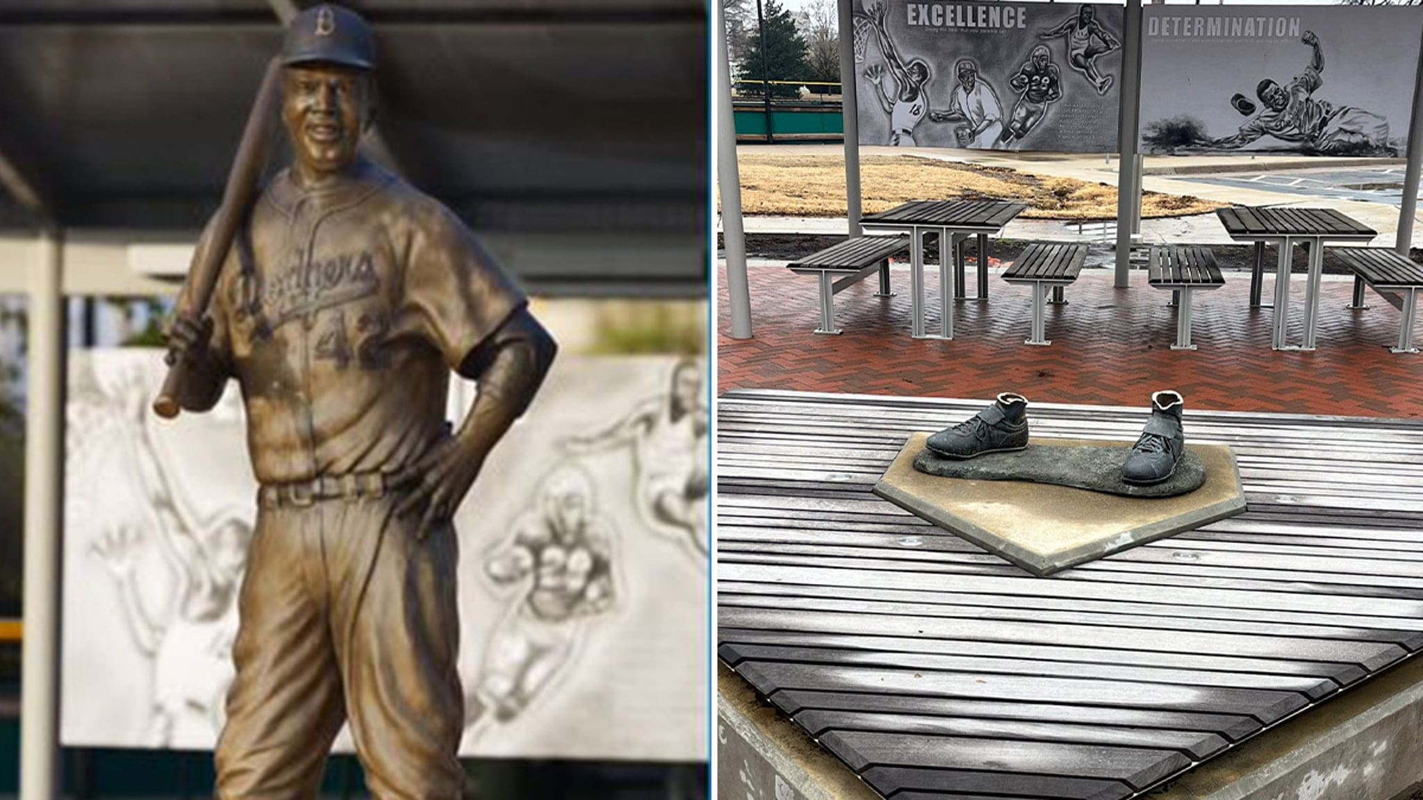 Bronze Jackie Robinson Statue Cut Down, Stolen From Youth Baseball Field