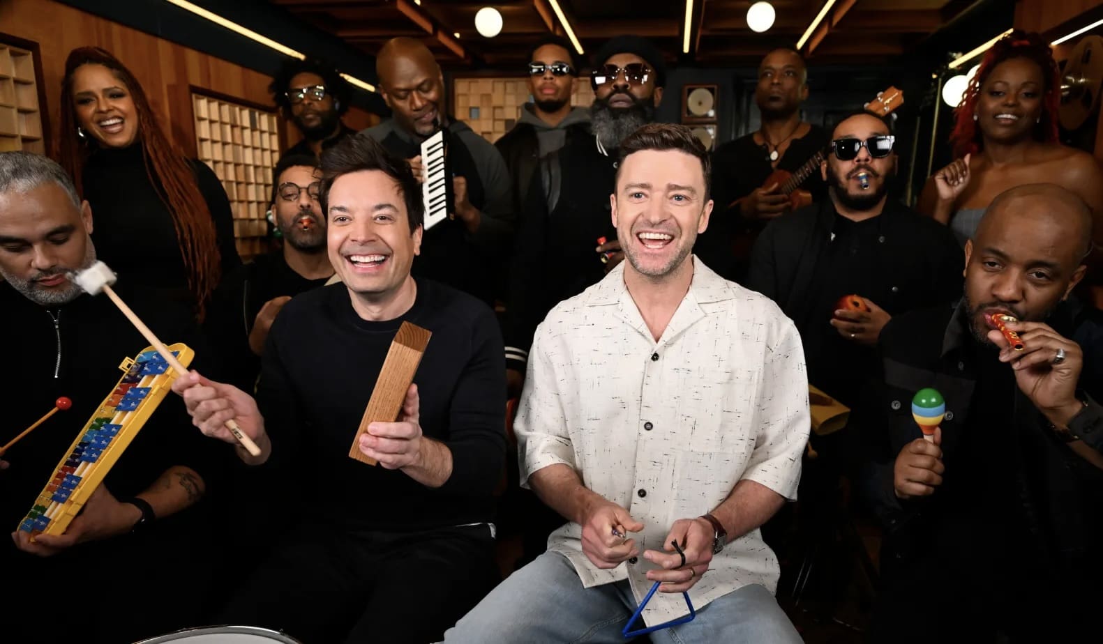 Justin Timberlake Announces World Tour, Performs With Classroom Instruments on ‘Fallon’ [Video]