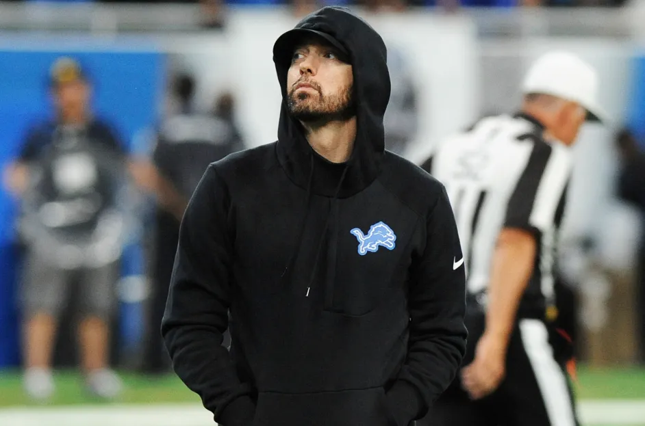 Detroit Lions Fan Eminem Has An Urgent Message For LA Rams’ Matthew Stafford Ahead Of Wild Card Round