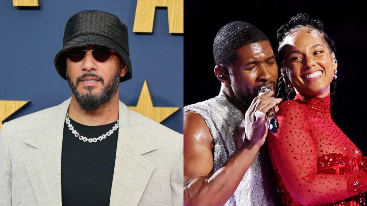 Swizz Beatz Reacts To Usher & Alicia Keys’ Viral Super Bowl Halftime Show Embrace