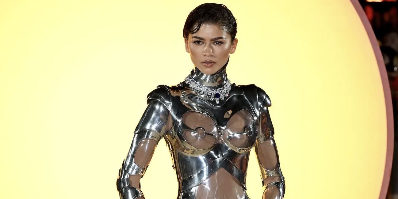 Zendaya Goes Full Fashion Robot in Metal Mugler Couture at ‘Dune: Part Two’ London Premiere