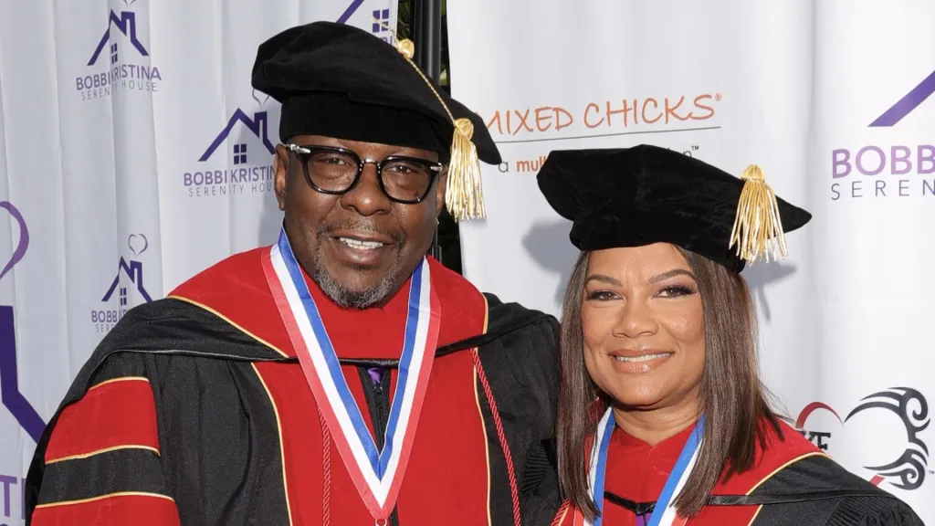 Bobby Brown And Wife Alicia Etheredge-Brown Receive Honorary Degrees From Leaders Esteem University In Texas