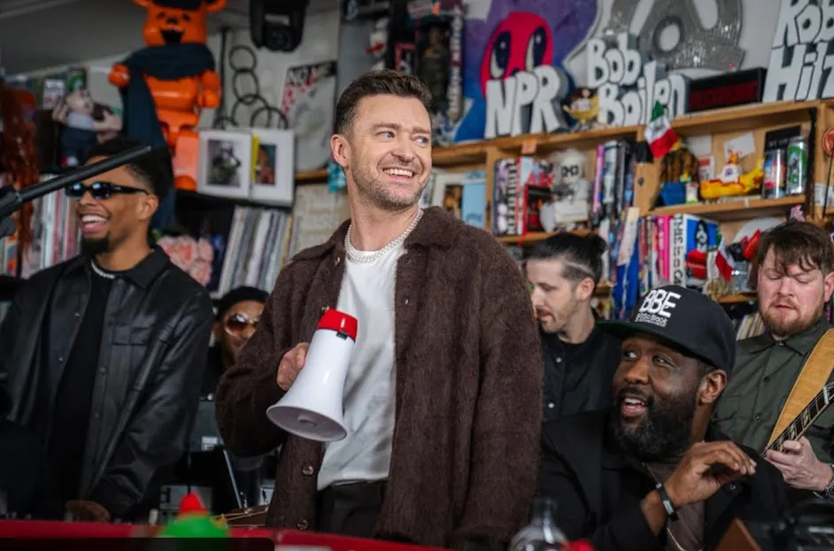 Justin Timberlake Gave An Electric And Career-Spanning Performance On NPR’s Tiny Desk Concert Series