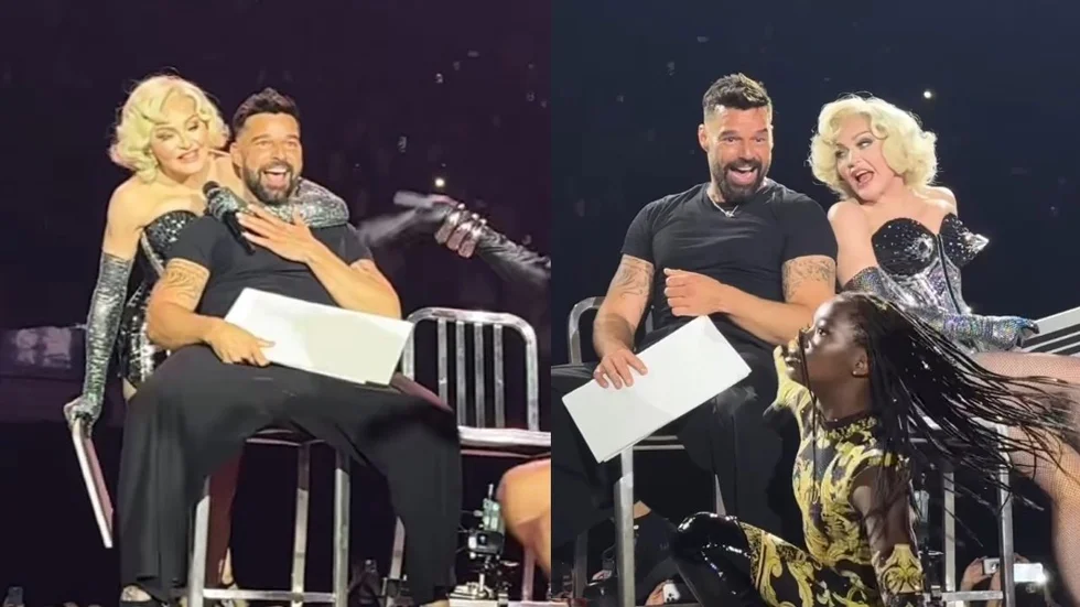 Say What Now? Ricky Martin Appears to Get an Erection on Stage at Madonna Concert