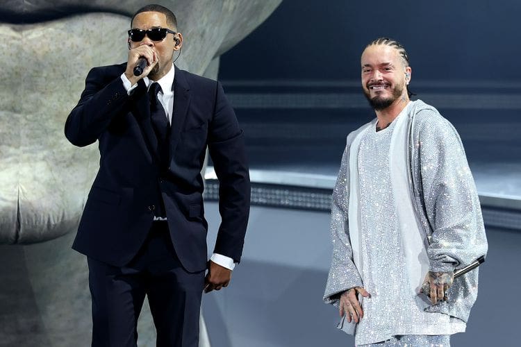 Will Smith Makes Surprise Men in Black Appearance as He Performs with J Balvin at Coachella