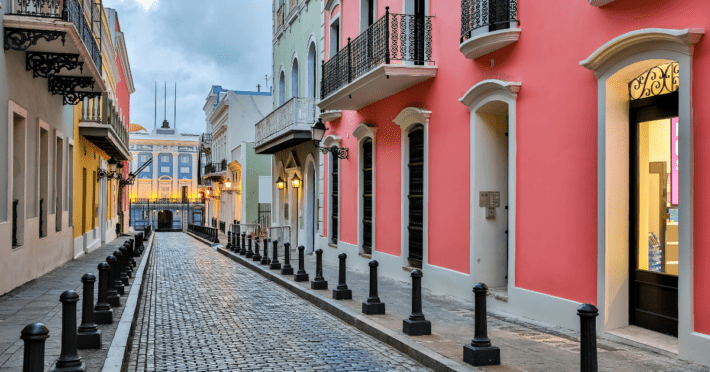 Puerto Rico town scenery