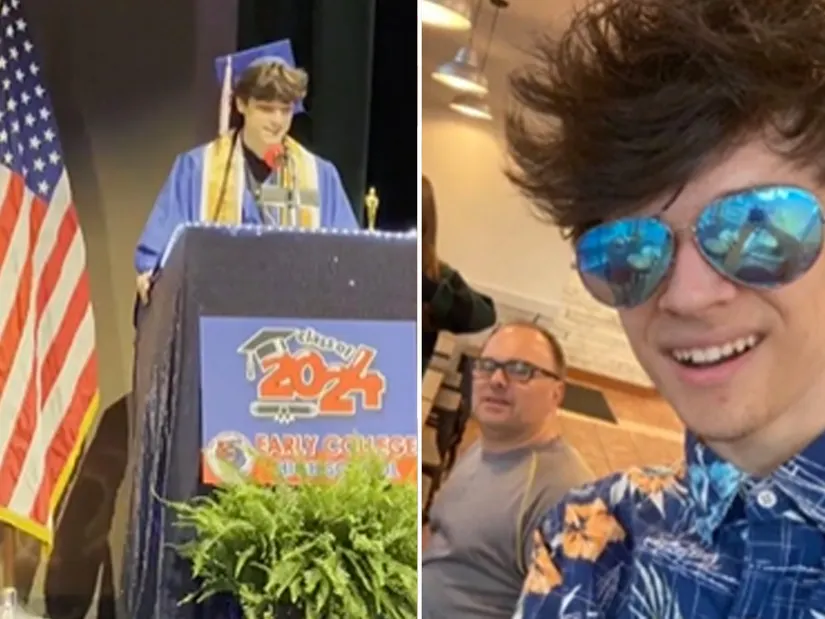 Say What Now? Valedictorian Shocks Crowd by Revealing He Came to Graduation Straight from Father’s Funeral