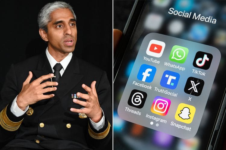 U.S. Surgeon General Calls for Warning Labels on Social Media, Citing ‘Significant Mental Health Harms for Adolescents’