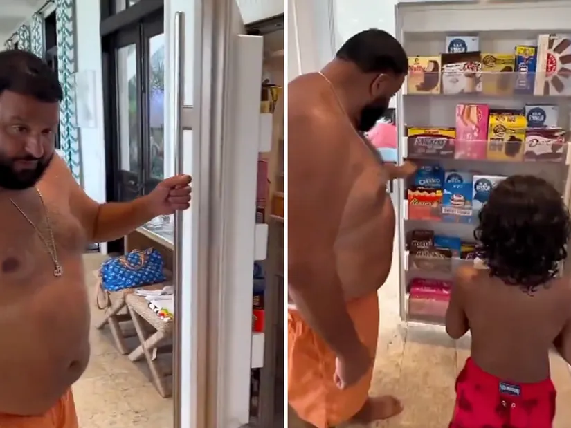 DJ Khaled’s Decadently Stocked Ice Cream Freezer Video Goes Viral