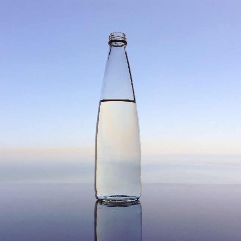 glass water bottles