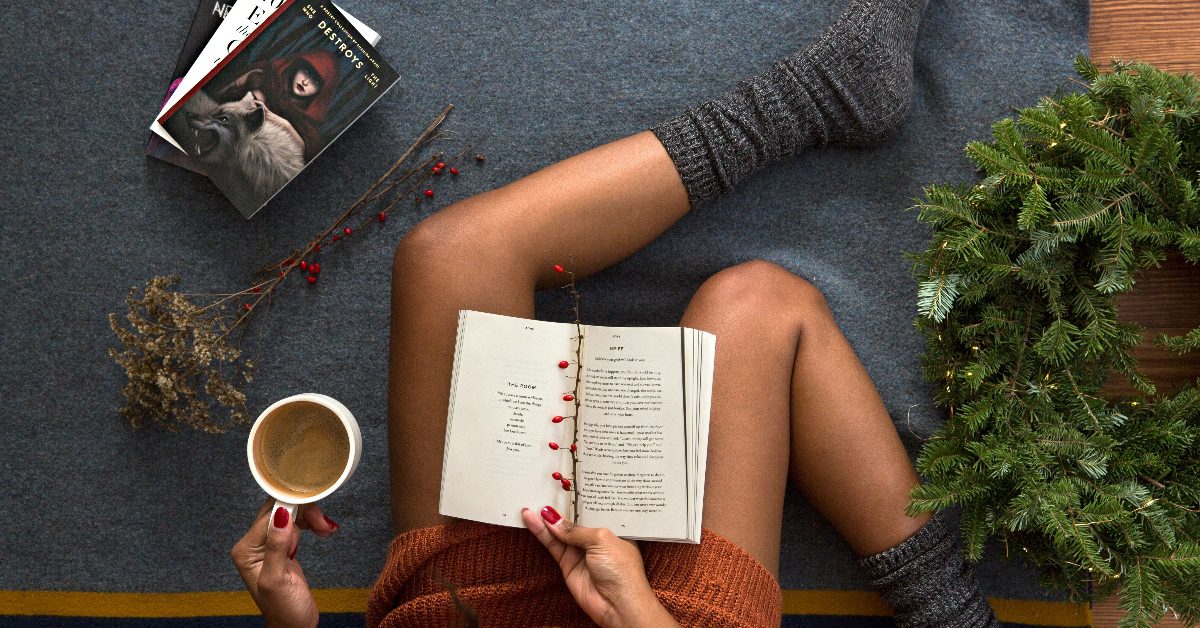 black girl reads poetry