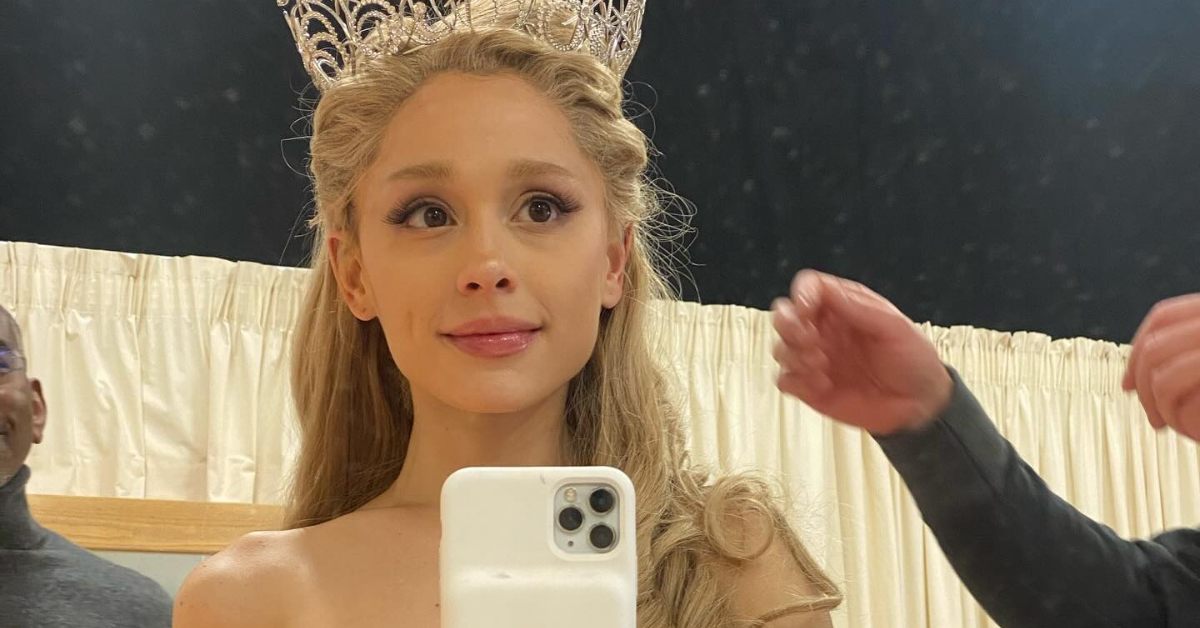 Ariana Grande as "Glinda"