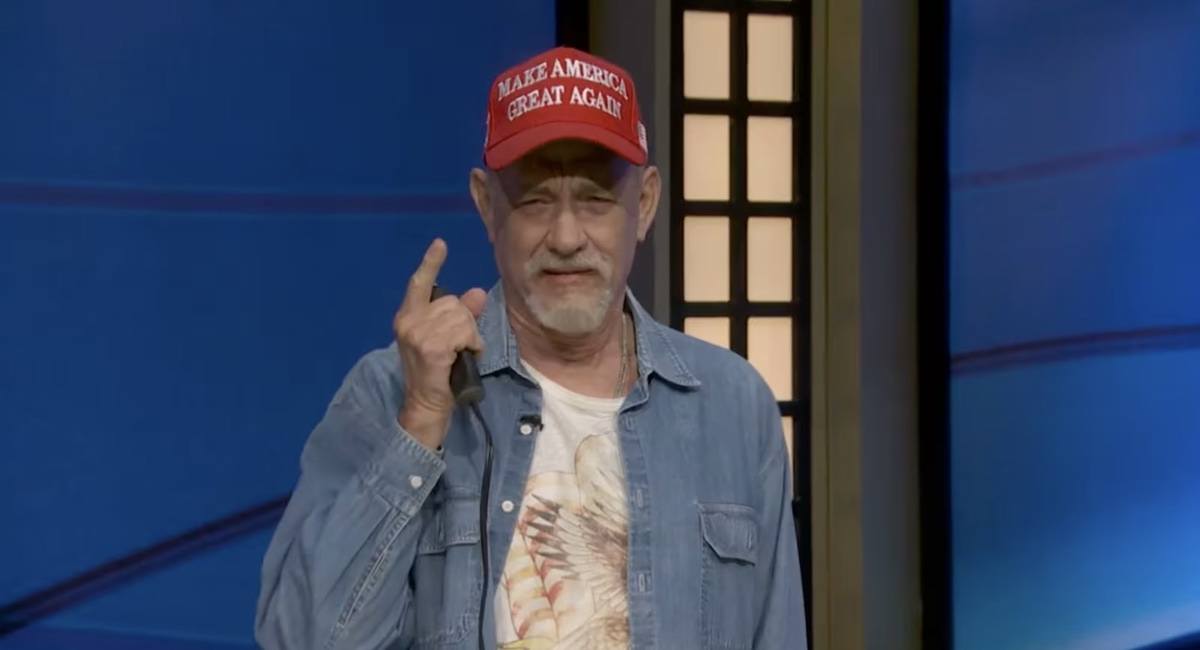 MAGA Melts Down Over Tom Hanks Playing Racist Trump Fan on SNL50