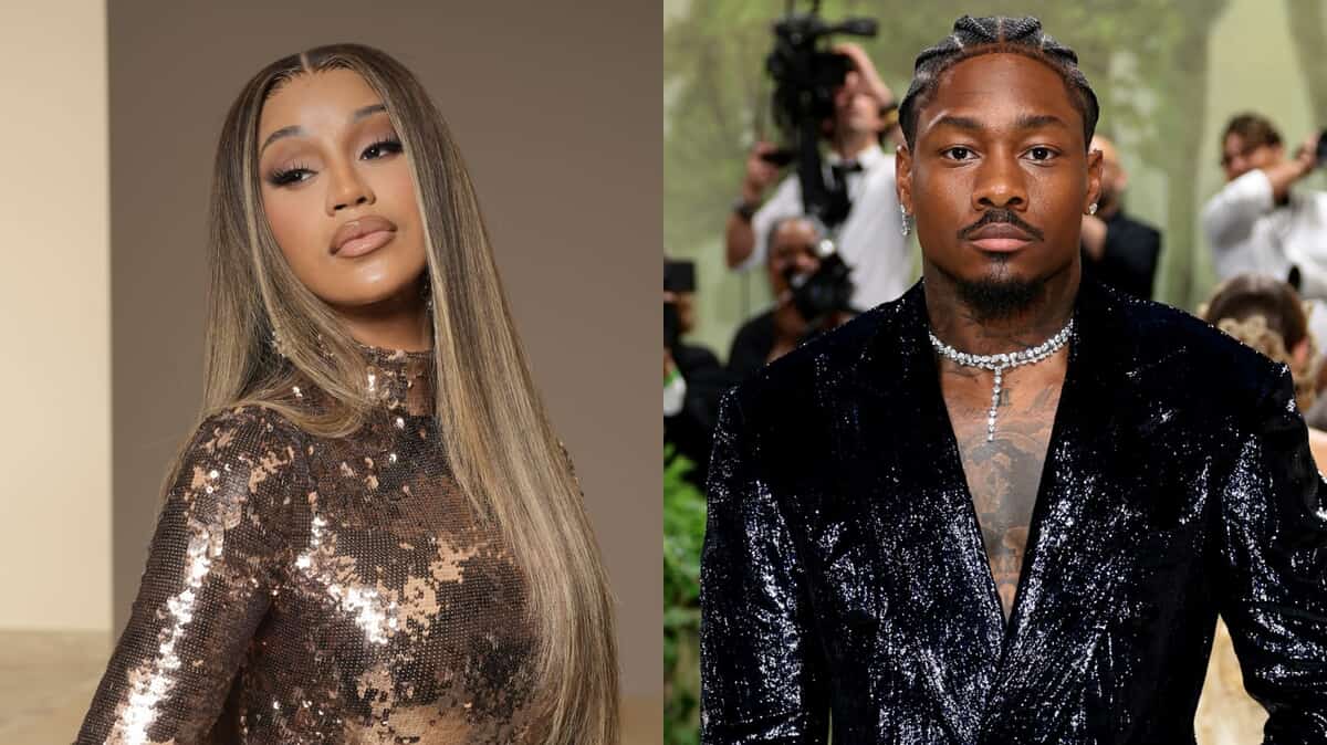 Cardi B Spotted Out With Stefon Diggs For Valentine’s Day