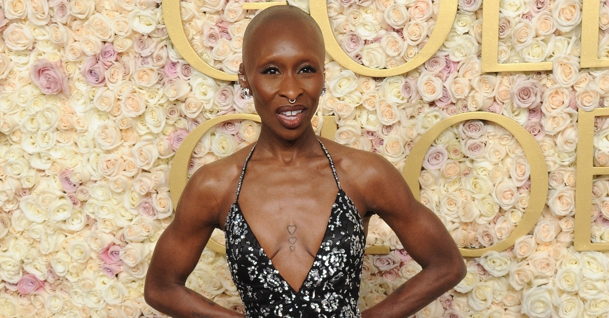 Cynthia Erivo attends Golden. Globes